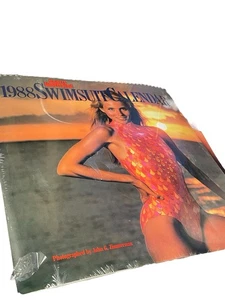 1988 Sports Illustrated Swimsuit Wall Calendar Sealed 15"X15" Kathy Ireland - Bild 1 von 3