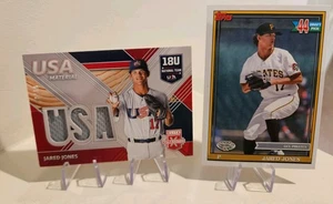 Jared Jones Pittsburgh Pirates Relic And RC Debut Lot- #'d Patch /49 - Picture 1 of 6