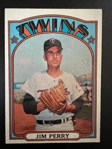 1972 Topps Jim Perry #220 Minnesota Twins - Picture 1 of 2