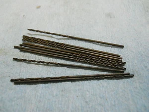 10 NEW BESLY TAPER LENGTH DRILLS#56 .0465 2-5/16" OAL X 1-1/8" FL HSS USA *174 - Picture 1 of 1