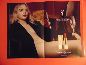 2015 YVES SAINT LAURENT Lipstick ROUGE PUR COUTURE print ad - Picture 1 of 1