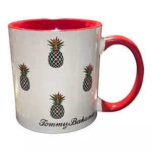 Tommy Bahama Ananas 22 Unzen großer Becher Jumbo rot innen Logo Ananas Muster - Bild 1 von 7