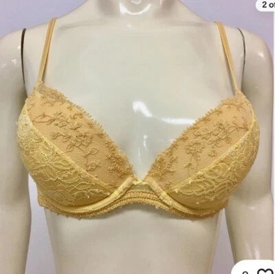 Sujetador push up LA PERLA Maharani dorado con cordones talla 34B Foto 1 de 4