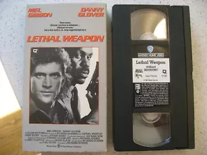 Lethal Weapon (VHS, 1991) Mel Gibson Danny Glover Warner Home Video - Picture 1 of 2