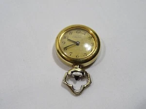 ANCIENNE MONTRE PENDENTIF OFELIOR DAME MECANIQUE ARGENT PLAQUE OR WATCH UHR - Picture 1 of 10