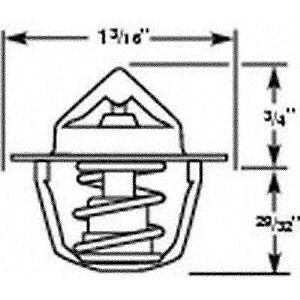 Termostato 33849 Gates nuevo para VW Town and Country Mitsubishi Eclipse Liberty Foto 1 de 1