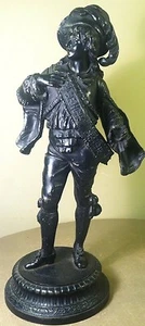Estatua antigua de 17" de metal fundido conquistador soldado estadista estadista conquistador - Imagen 1 de 12