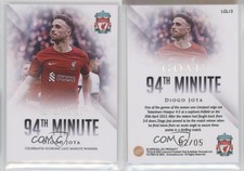 2022-23 Futera Liverpool GOAL! Rainbow /5 Diogo Jota #LGL13