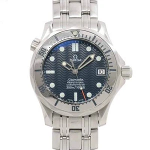 OMEGA Seamaster professional 2552 80 Date Navy Dial Boys Watch 90265623 - Picture 1 of 7