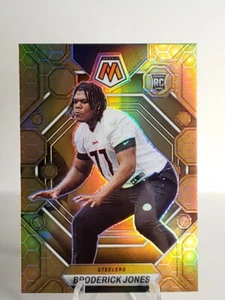 2023 Panini Mosaic Broderick Jones Honeycomb Rookie Pittsburgh Steelers SSP RC - Picture 1 of 2