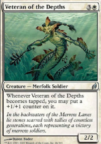 VETERAN OF THE DEPTHS X4 4 4X Lorwyn MTG Magic the Gathering Cards DJMagic - Image 1 of 1