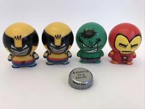 Marvel Kapsel baubare Figuren A&A China Wolverine Hulk Iron Man 2009 - Bild 1 von 12