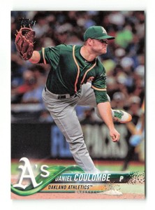 2018 Topps Daniel Coulombe  #16   Oakland Athletics Baseball Card