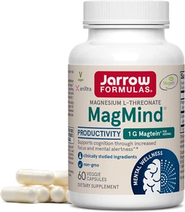 Jarrow Formulas Magnesium L-Threonate, Magmind Productivity, High Absorption Mag - Picture 1 of 12
