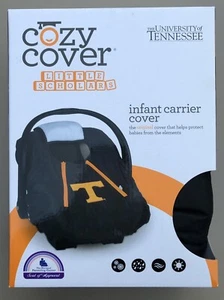 CUBIERTA ACOGEDORA CUBIERTA DE PORTABEBÉS forrada de lana NCAA TENNESSEE VOLUNTARIAS UT - Imagen 1 de 8
