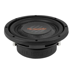 Musway MWS822 20cm Flach Subwoofer 250W 2+2Ohm, Einbautiefe: 78mm - Bild 1 von 4