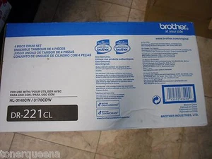 GENUINE BROTHER DR-221CL DRUM HL3140CW HL3170CDW MFC9130CW 9330 9340CDW Printer - Picture 1 of 2