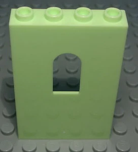 LEGO Pareti con Finestra 1x4x5 Medio Lime - Picture 1 of 1
