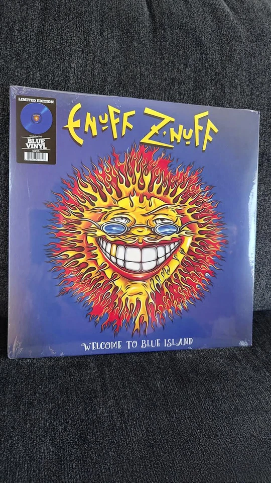 Enuff Z-Nuff - Welcome to Blue Island - Limited Edition - Blue Vinyl - SEALED LP - Image 1 of 1