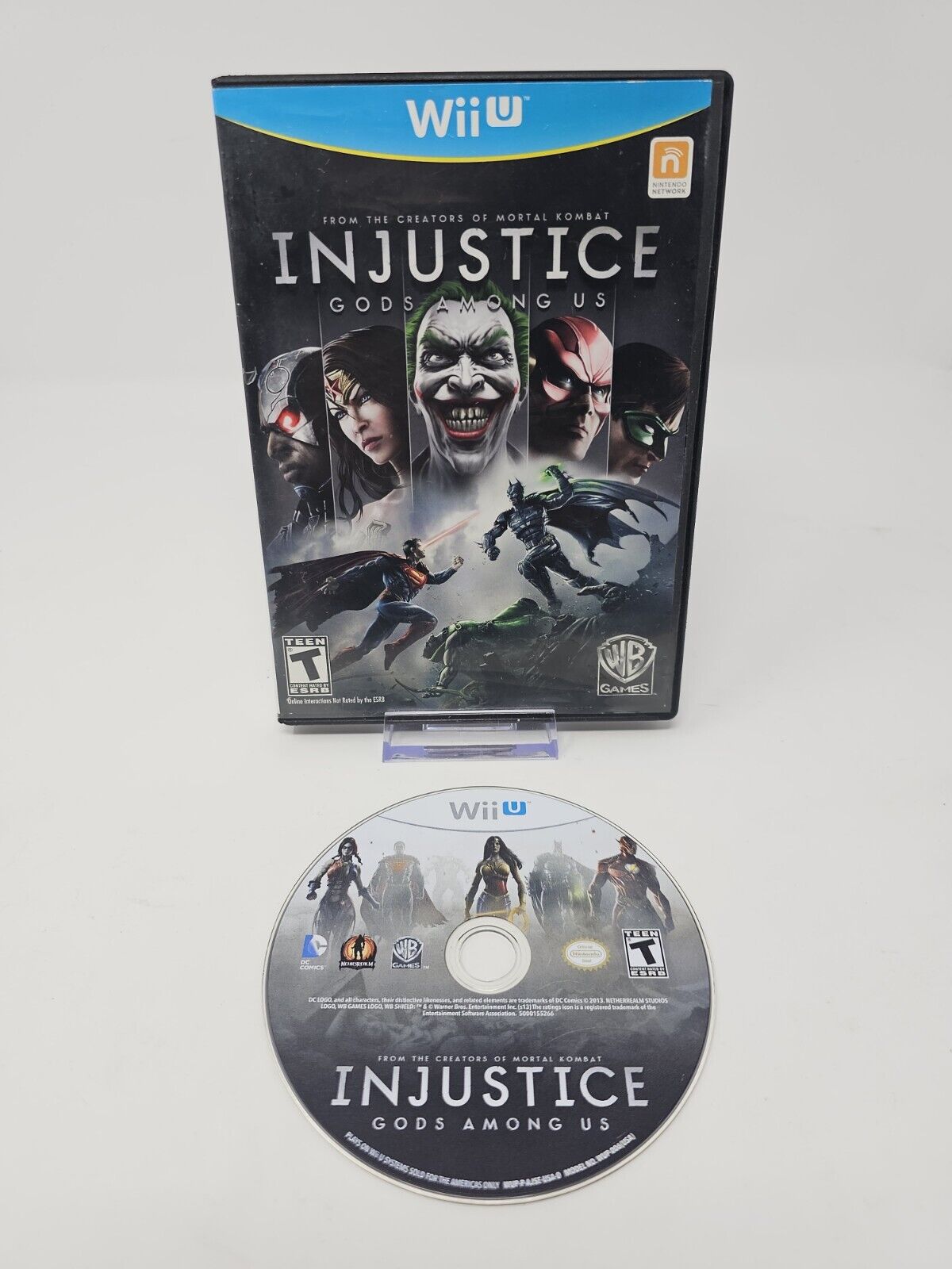 Injustice Gods Among Us  Nintendo Wii U 2013  No Manual Tested And Working