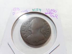N54 Irlanda 1696 Brutus Sextus Evasión 1/2 centavo - Imagen 1 de 2