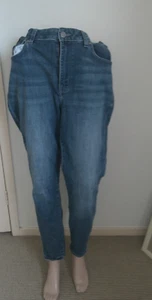 TARGET. BLUE COTTON SLIM.JEANS. SIZE 16. - Picture 1 of 14