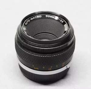 Olympus OM System Zuiko 50mm f/3.5 Manual Focus Macro Lens - Picture 1 of 13