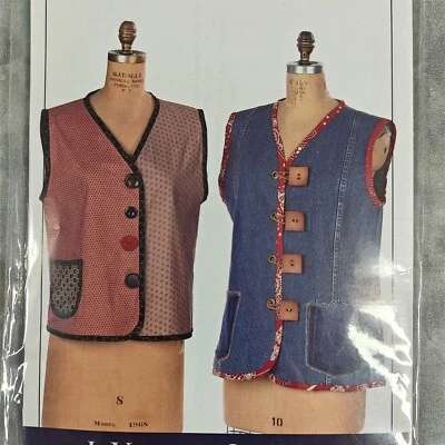Indygo Junction InVested Style Vest Pattern IJ786 👗✨ - Image 1 of 3