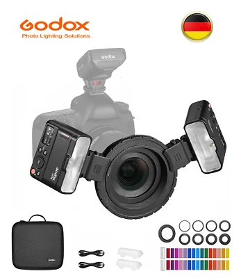 Godox MF12-K2 Makro Blitz 2,4 ghz drahtlose steuerung für sony canon nikon fuji - Bild 1 von 4