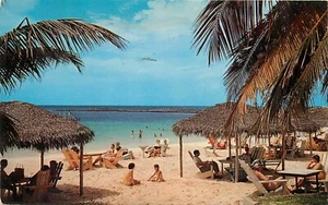 Postal Nassau en las Bahamas Caribbean Paradise Beach Hog Island pm 1962 - Imagen 1 de 2