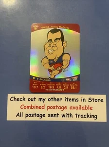 2011 Teamcoach Brisbane Lions Ashley McGrath ERROR Misprint Star WildCard - Picture 1 of 4