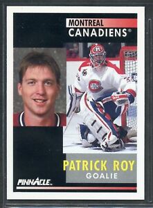 1991-92 Pinnacle Hockey - #175 - Patrick Roy - Montreal Canadiens