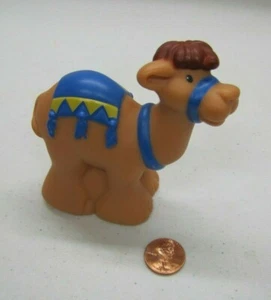 New! Christmas Nativity Camel Blue Saddle Fisher Price Little People Wiseman - Picture 1 of 3