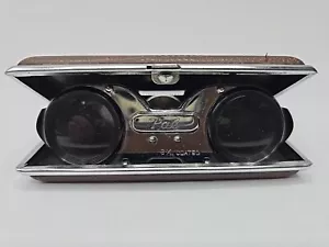 Vtg 1950s JASON "Pal" Brown Folding Theater Glasses Original Box Japan - Picture 1 of 5