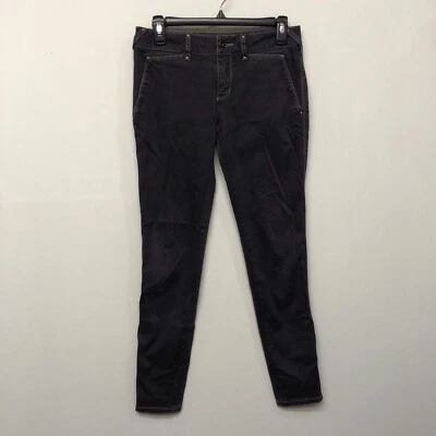 Silence + Noise Women Ankle Zip Pants Size 4 Purple Cotton Blend B322 -6 - Image 1 of 4