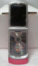 New listing
		Motorola Razr V3 Cingular Flip Mobile Cellular Phone Pink No Sim factory Reset