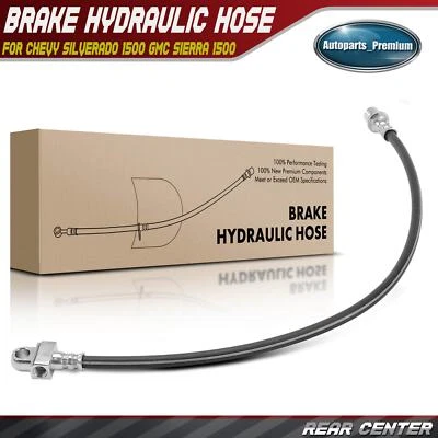 Rear Center Brake Hydraulic Hose for Chevrolet Silverado 1500 GMC Sierra 1500 - Image 1 of 4