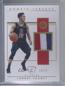 2018-19 Panini Encased Rookie Jerseys Prime /25 Landry Shamet #RJ-LS Rookie RC