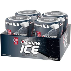 Dentyne Ice Sugar Free Gum Arctic Chill - 4 bottles of 60 Pieces each - Picture 1 of 3
