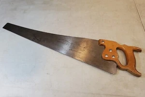 Antik George H. Bishop & Co. Nr. B80 (B80G oder C) Handsäge, 7 TPI, 26 Zoll lang - Bild 1 von 8