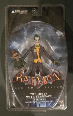 Figura de acción Batman Arkham Asylum DC Direct • The JOKER with SCARFACE NUEVO EN PAQUETE  Foto 1 de 4