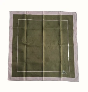 Vintage Burberry Pocket Square – Equestrian Knight Logo - Picture 1 of 9