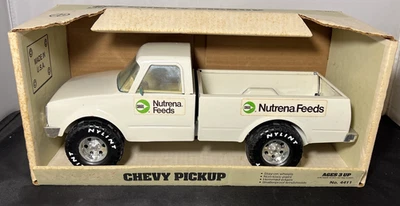 Vintage Nylint  /  Nutrena Feeds Salesman    Chevy Pickup Truck 1/16 - Image 1 of 4