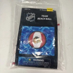 NHL Chicago Blackhawks 16” Team Beach Ball Forever Collectibles New Pool - Picture 1 of 8