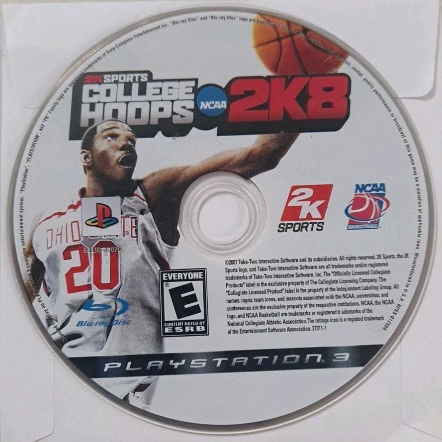 College Hoops 2K8 (Sony PlayStation 3 PS3) - Disc Only - Image 1 of 1