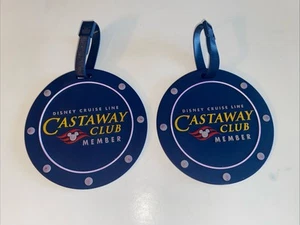 Disney Cruise Line Castaway Club Member Luggage Tags SET OF 2 - Picture 1 of 6
