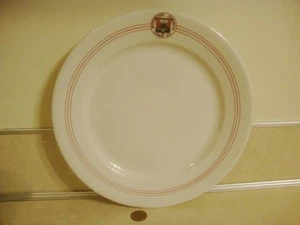 Vintage 1915-40er Restaurant Geschirr HAVERFORD COLLEGE Speiseteller BUFFALO CHINA! - Bild 1 von 5