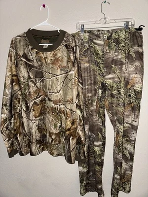 Scent Lok Savanna EXT Camo Men’s 3XL Shirt and XL Pant Set Realtree Camo - Image 1 of 4