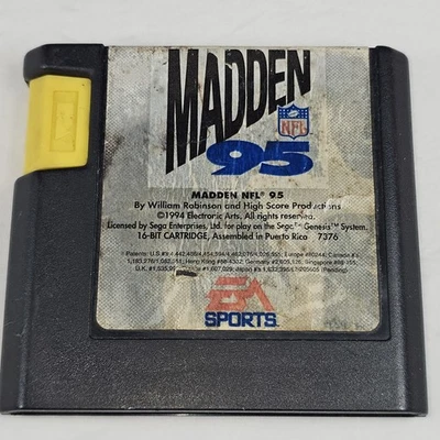 Madden NFL '95 Sega Genesis Cartridge Only 95 UNTESTED - Image 1 of 4