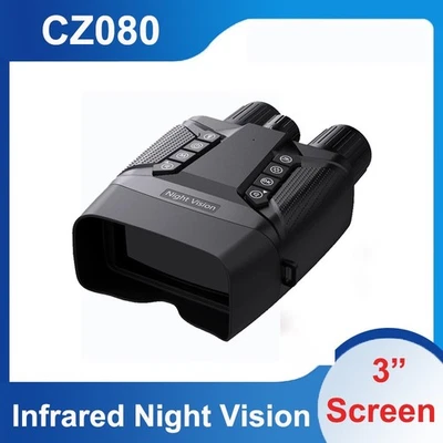 CZ080 Night Vision Goggles 8X Zoom 4K Digital HD IR Binoculars Hunting - Image 1 of 4
